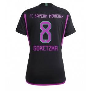 Bayern Munich Leon Goretzka #8 Gostujuci Dres za Ženska 2023-24 Kratak Rukavima